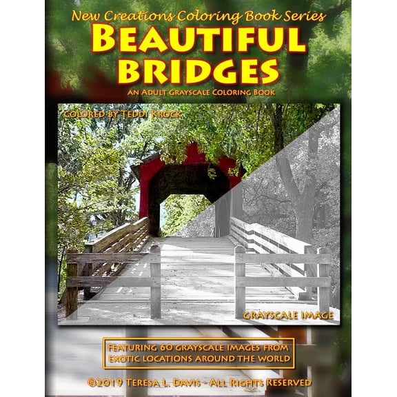 New Creations Coloring Book Series: Beautiful Bridges, (Paperback)