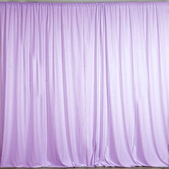 New Creations Fabric & Foam Inc, Polyester Poplin Backdrop Drape Curtain Panel, Lilac