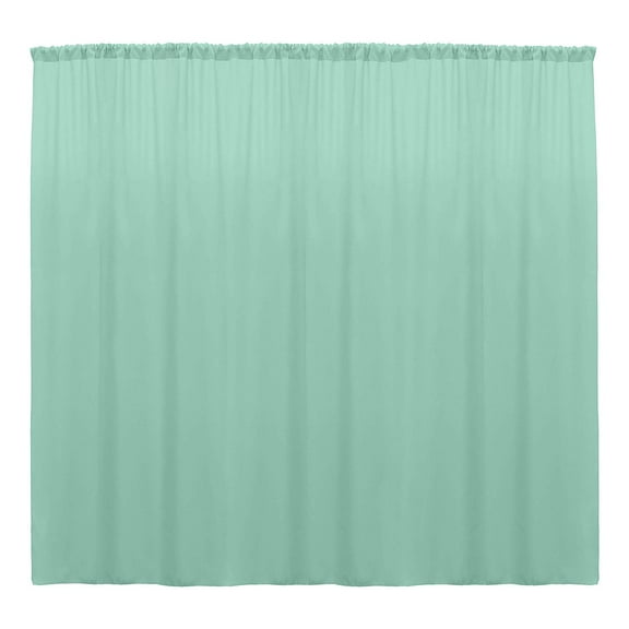 New Creations Fabric & Foam Inc, Polyester Poplin Backdrop Drape Curtain Panel, Mint
