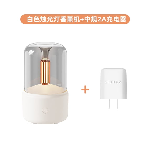 New Creative Candle Light Aroma Diffuser USB Plug-in Desktop Atmosphere Candle Lamp Home Aroma Humidifier