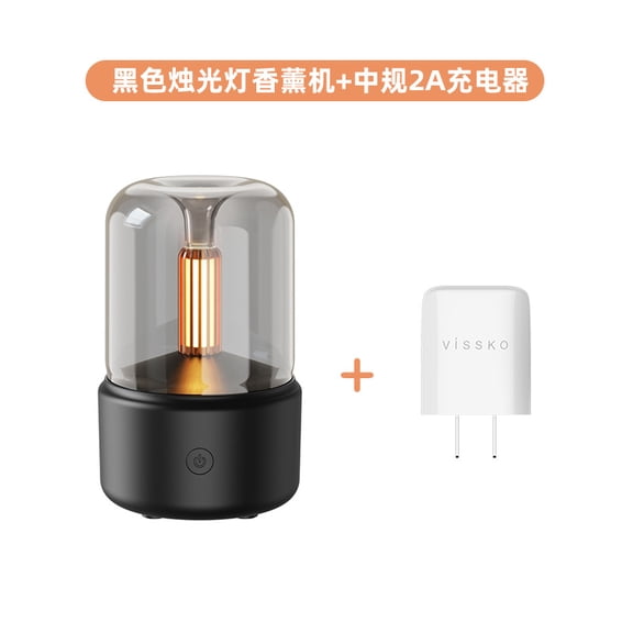 New Creative Candle Light Aroma Diffuser USB Plug-in Desktop Atmosphere Candle Lamp Home Aroma Humidifier