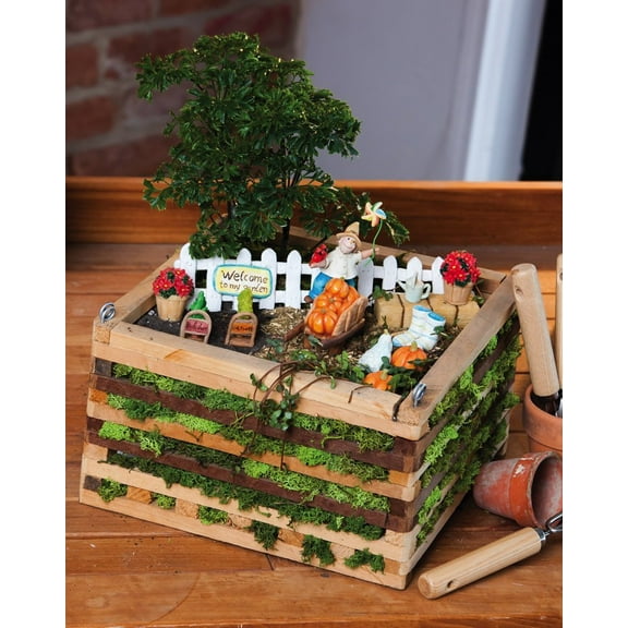 New Creative Mini Garden Harvest Statue Set