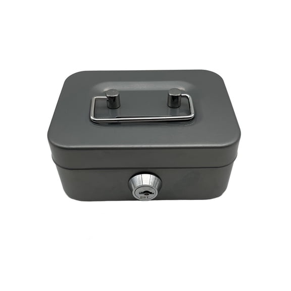 New Creative and Portable Storage Box with Lock, Small Size Coin Box with Key for Storing Keys