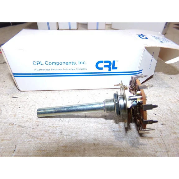New Crl Components Pa-7024 3-Pol 3-Pos Short Terminal Rotary Knob Assy