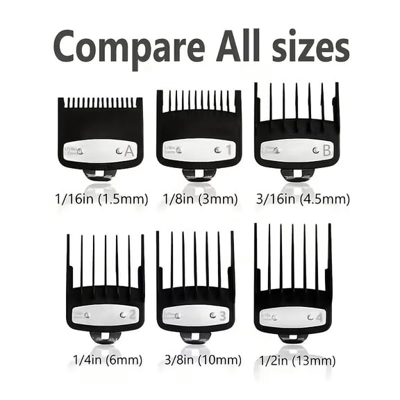 New Cross-Border Electric Hair Clippers with Iron Buckle Limit Comb for Precise Hair Cutting
