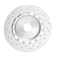 thumbnail image 1 of New Cross-Drilled Brake Disc Compatible With Audi TT RS Quattro All Submodels 2018-2022 By SHW8S0615301L, 1 of 2