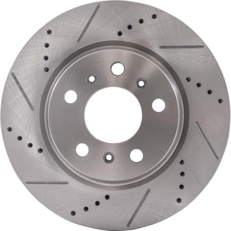 New Cross-drilled Brake Disc Compatible With Saturn Relay 3 6 Cyl 3.5L Relay 2 6 Cyl 3.5L Allure CX 6 Cyl 3.8L Montana SV6 6 Cyl 3.5L 2004-2009 By 19685 41117 55087 55107 145518