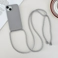 New Crossbody Lanyard Liquid Silicone Phone Case For iPhone 11 12 13 14