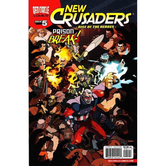 New Crusaders #5 VF ; Red Circle Comic Book