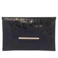thumbnail image 1 of New Crushed Metallic Envelope Clutch, 1 of 32