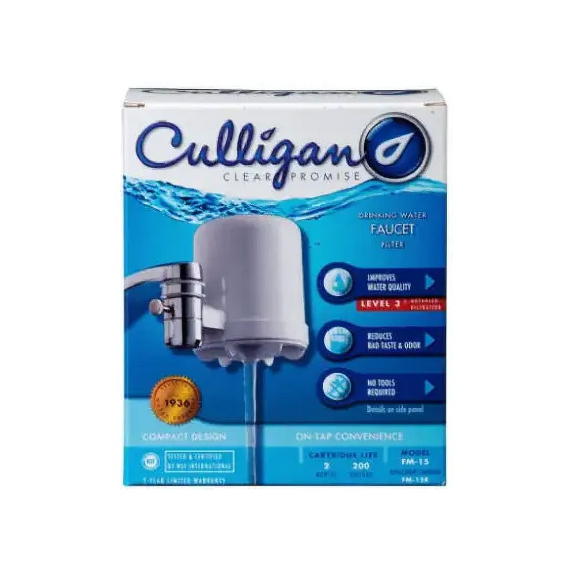 New Culligan FM15A Water Filter Faucet Mount