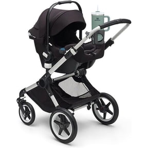 New Cup Holder Compatible with Bugaboo. A Solid Super Secure Fit. 360 Degrees Rotatable. Anti-Shake Spill Resistant. (Gray)