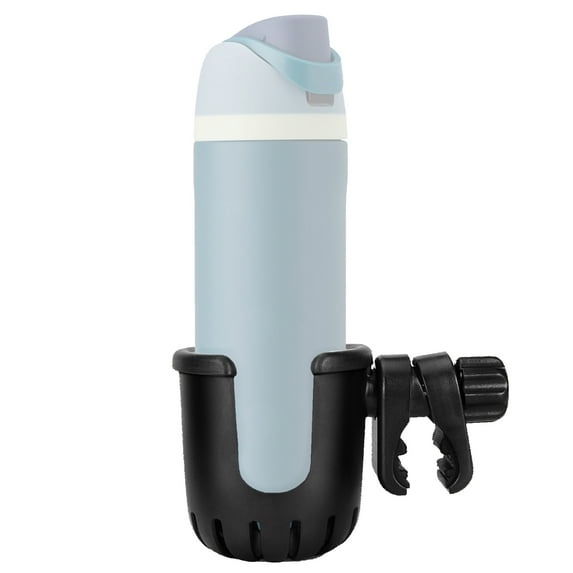 New Cup Holder Compatible with Owala 24 Oz. Models (FreeSip) for Strollers, Bicycles, Wheelchairs (Black)