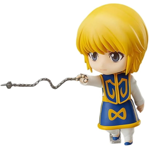 New Curarpikt Figure Killua Zoldyck Figure Gon Freecss Figure Replacement Face Q Version Anime Figures 10cm/3.9inch Handmade PVC Model Gifts (Curarpikt)
