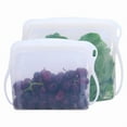 thumbnail image 1 of New Custom Printed Food Grade Kitchen Accessories Silicone Food Container Food Storage Pouch Bags Zipper Freezer Bag Reusable, 1 of 5