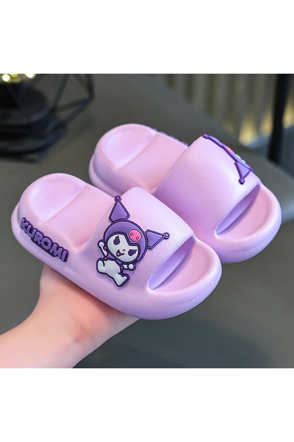 New Cute Kids Non-Slip Slippers, Cartoon Hello Kitty My Melody Indoor Bathroom Slippers, Summer Beach Pool Shoes