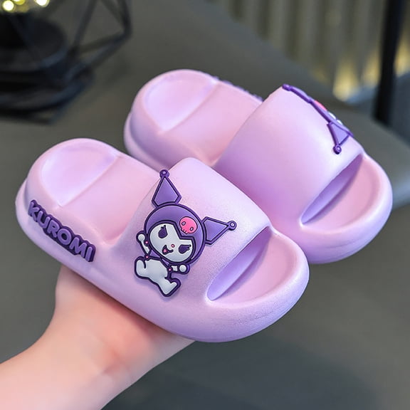 New Cute Kids Non-Slip Slippers, Cartoon Hello Kitty My Melody Indoor Bathroom Slippers, Summer Beach Pool Shoes