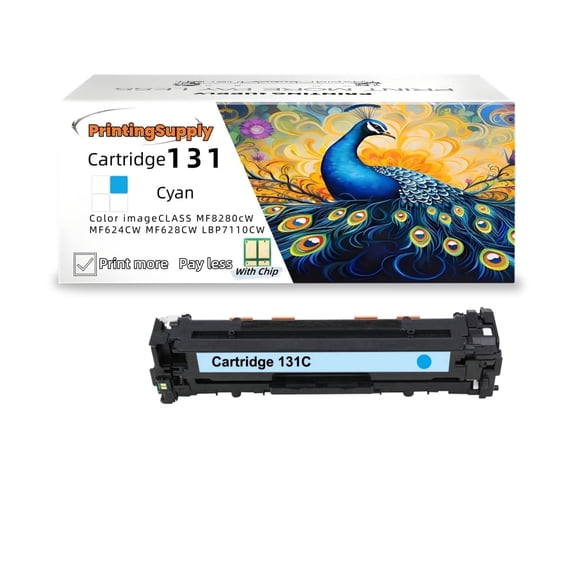 New Cyan Toner Cartridge For Canon 131 / 6271B001AA Compatible with Canon ImageClass LBP-7100CN LBP-7110CW MF8280 MF8230CN MF8280CW MF624Cw MF628Cw