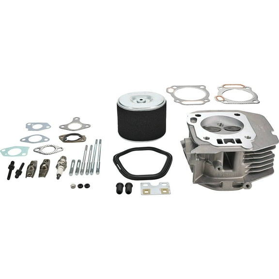 Cylinder Head Service Kit Compatible with Honda GX390 389cc GX340 337cc OHV Engine EB5000 EB6500 EB7000 EX4500 H5013 Mower HS1132 Snowblower 12200-ZF6-406 12200-ZF6-W01 13HP 13HP 11HP