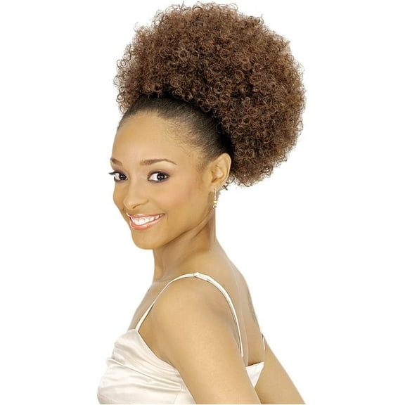 New   D.S. Effy Afro Puff - #0271 (1B - Off Black)