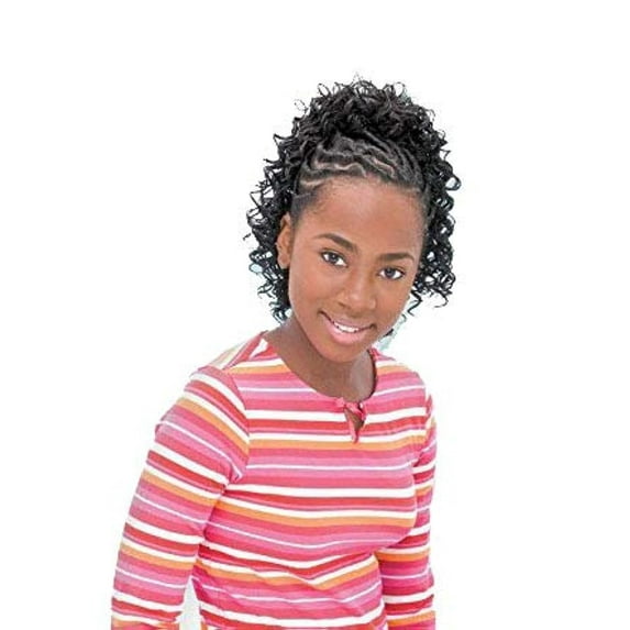 New DEEP - Drawstring Ponytail for Kids #1B Off Black