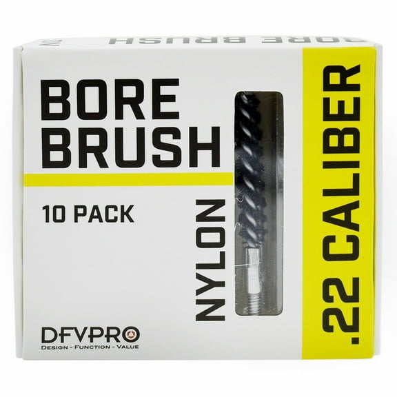 DFVPRO Nylon Bore Brushes {.22}, 10 Pack