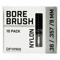 DFVPRO Nylon Bore Brushes {9mm/.38 Caliber/.357}, 10 Pack