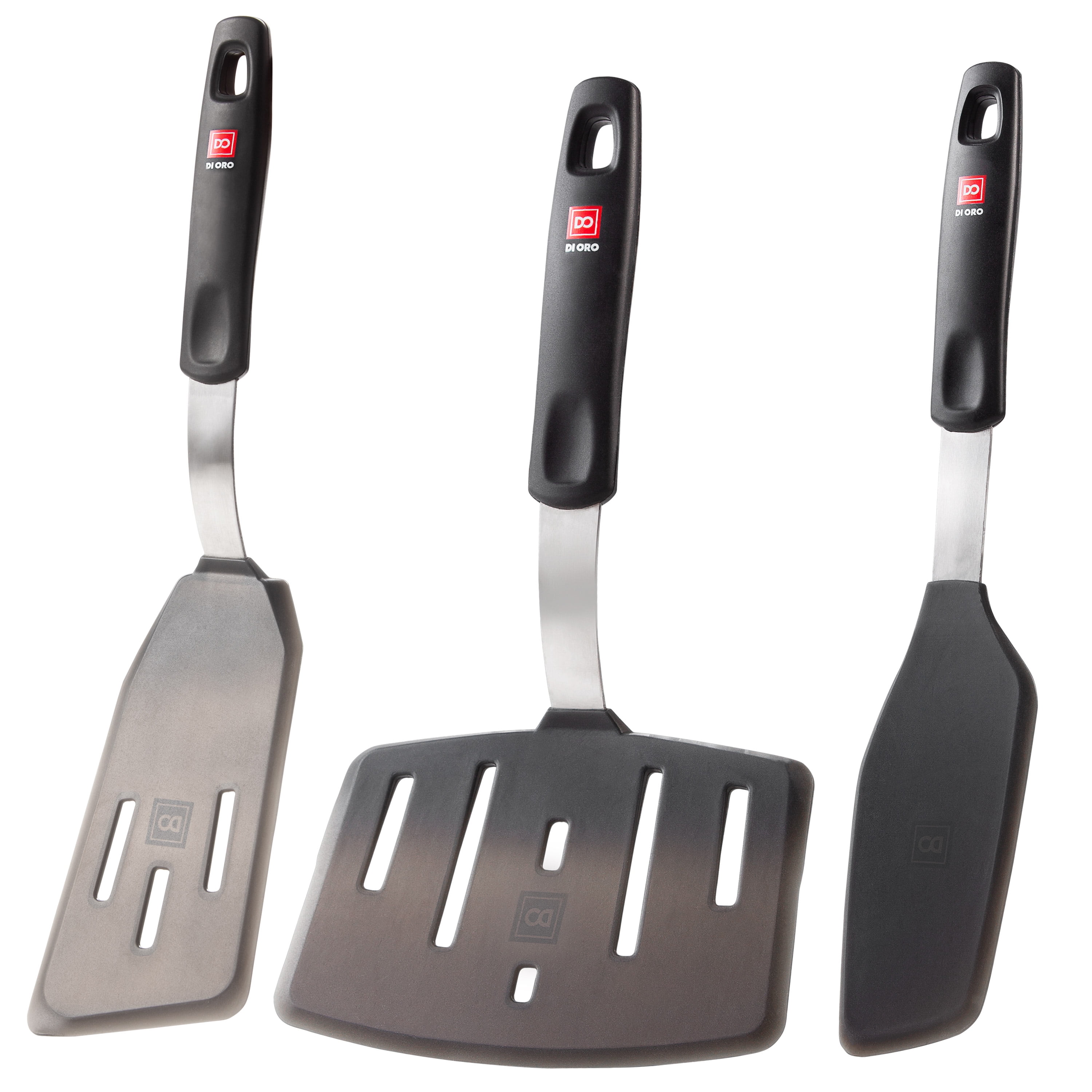 New DI ORO Designer Series Elite 3-Piece Turner Spatula Set - 600F Heat ...