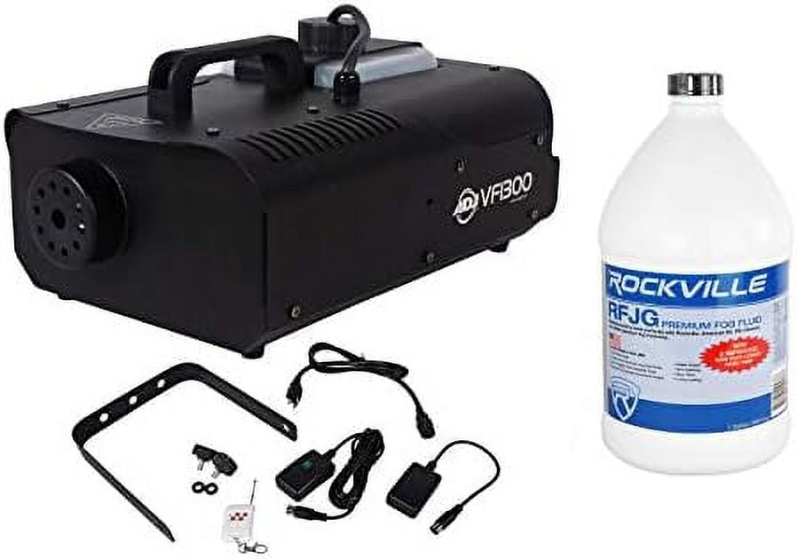 New DJ VF1300 1300 Watt Fog Machine W/ Control Gal. Of Fog Fluid