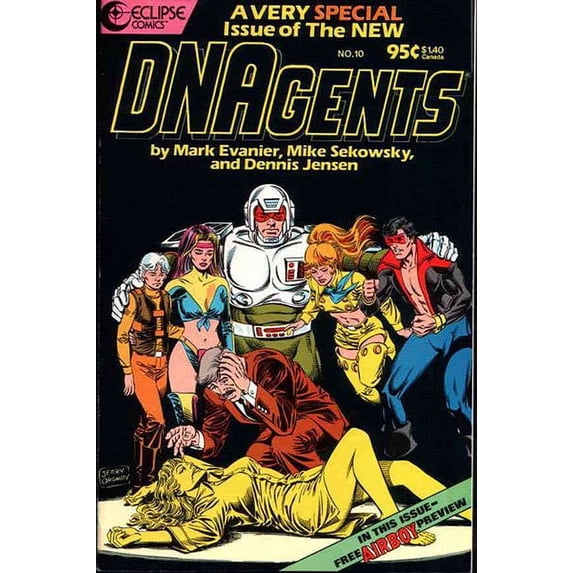New DNAgents, The #10 VF ; Eclipse Comic Book