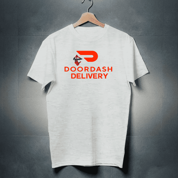New DOORDASH Logo Men's T-Shirt Logo T-Shirt Funny Size S to 5XL
