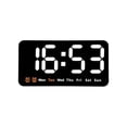 thumbnail image 1 of New DST 12/24H Home Temperature Date Digital LED Clocks Display Table Clock Wall-mounted Electronic Wall Clock WHITE, 1 of 8