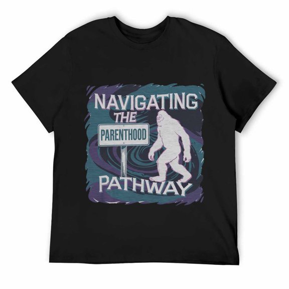 New Dad Daddy To Be - From Fur Dad To Navigating the Parenthood Pathway T-Shirt