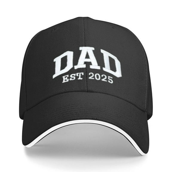 New Dad Gift  DAD Cap Print Baseball Cap Adjustable Strap for Running Workouts and Outdoor Activities All Seasons,Made In USA,Adult One Size Fits All