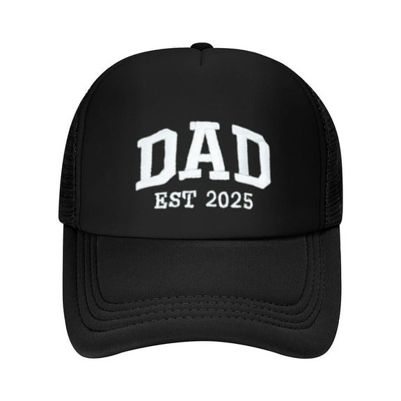 New Dad Gift  DAD Cap Print Summer Mesh Baseball Cap for Men,Made In USA,Adjustable Breathable Caps Women Men's Hat Casual Trucker Hat