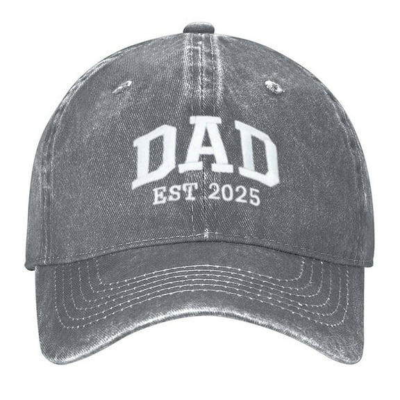 New Dad Gift DAD Cap Print Vintage Wash Dad Hat Adjustable Curved Brim Baseball Cap,Made In USA,Casual Outdoor Sports Fishing Cap for Men and Women