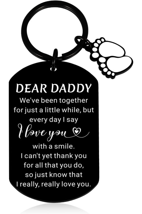 New Dad Gifts First Time, Daddy to Be Gifts for 1st Time Dads, Gender Reveal Ideas, Soon to Be Dads Gift, Christmas First Fathers Day Giift for New Dad, Father to Be Keychain for Men, Baby Daddy Gift