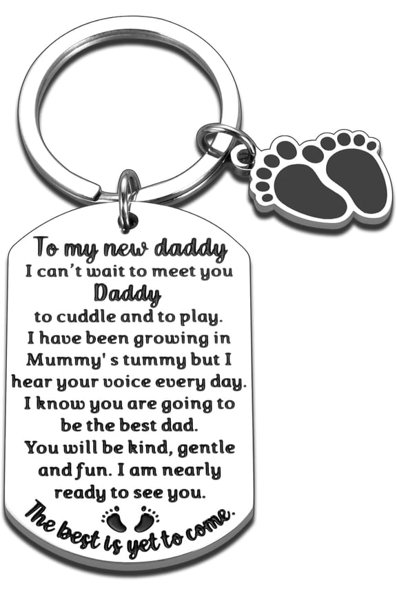 New Dad Gifts First Time, First Time Dads Gifts, New Dad Essentials, Gender Reveal Gift Ideas, Pregnancy Announcement for Husband, Christmas First Fathers Day Gift for New Dads, Father to Be Keychain