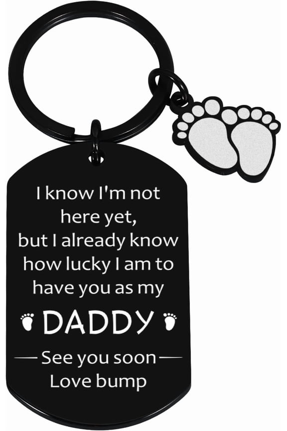 New Dad Gifts for Men: First Fathers Day Keychain