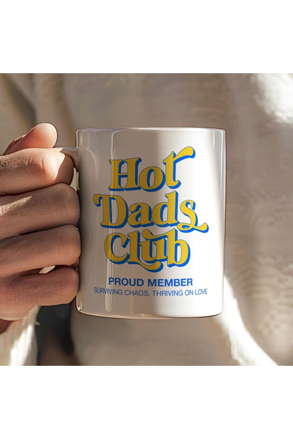 New Dad Mug For Dad Funny Dad Gift For Dad Friend Hot Dads Club Mug Fathers Day Gift For N