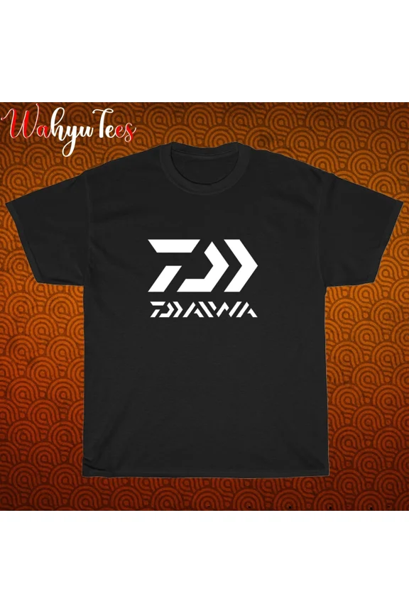 New Daiwa Fishing Logo Black/Grey/Navy/White Size S-5XL Unisex T-Shirt
