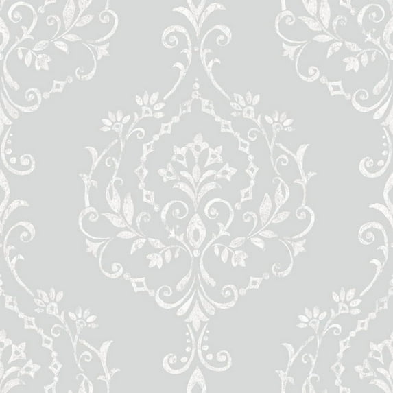 New Damask Peel & Stick Wallpaper