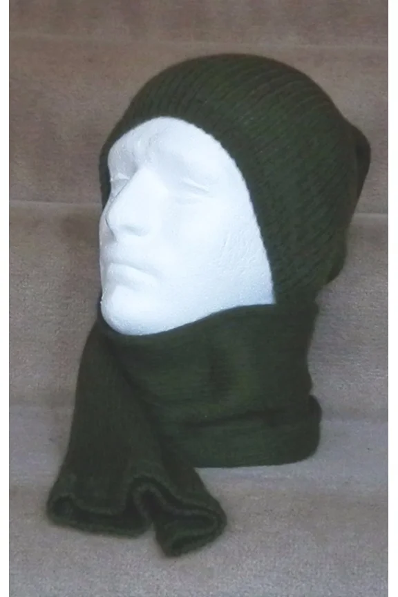 New Danish Military Surplus Tube Scarf Wool Blend Neck Gaiter Face Covering