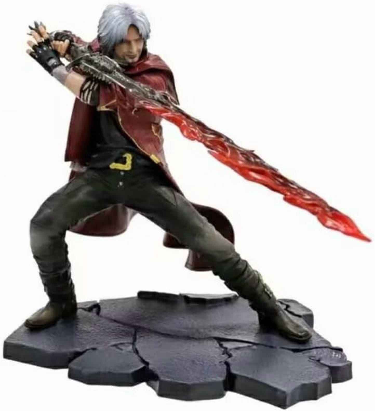 New Dante Figure, Nero Figure, Fighting Action Figures Handmade PVC Anime Cartoon Manga Game Character Model Statue Collectible Craft Gift (b)