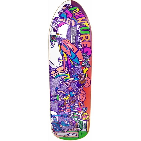 New Deal Girard Adventures Of Original Skateboard Deck - 9.72" x 31.4" (Deck Only)