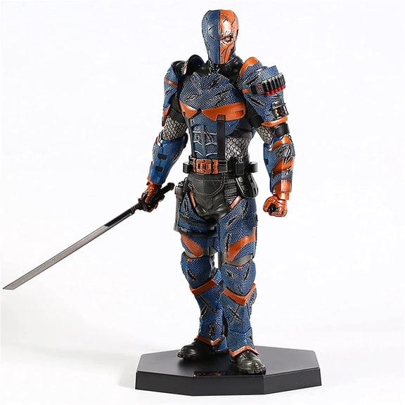 New DeathstrokePlay Arts Character Anime Statue Figure Desktop Ornament Popular Collection Decorations Fan Souvenirs Creative Gift Collection