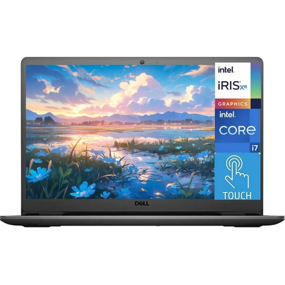 New Dell Inspiron 15 Laptop, 15.6" FHD Touchscreen Display, 13th Gen Intel Core i7-1355U, 16GB RAM, 1TB SSD, Wi-Fi, Bluetooth, SD Card Reader, Windows 11 Home,Black