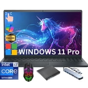 New Dell Inspiron 15 Laptop, 15.6" FHD Touchscreen Display, 13th Gen Intel Core i7-1355U, 32GB RAM, 1TB SSD, Wi-Fi, Bluetooth, SD Card Reader, Windows 11 Pro,Black
