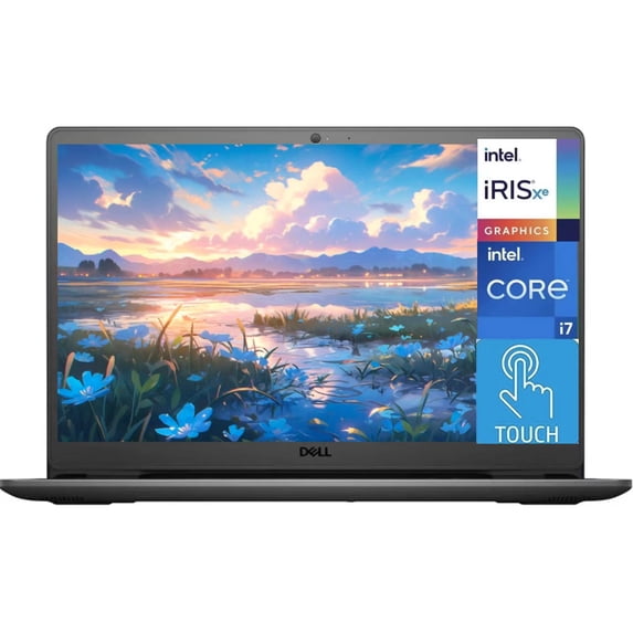 New Dell Inspiron 15 Laptop, 15.6" FHD Touchscreen Display, 13th Gen Intel Core i7-1355U, 64GB RAM, 2TB SSD, Wi-Fi, Bluetooth, SD Card Reader, Windows 11 Home,Black