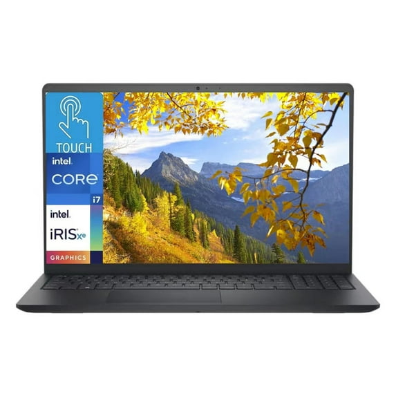 New Dell Inspiron 3000 15.6" FHD Touchscreen Laptop, 11th Gen i7-1135G7, Intel® Iris® Xᵉ Graphics Processor, 16GB RAM, 256GB SSD+1TB HDD, Wi-Fi and Bluetooth,Windows 11 Pro, Black